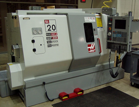 photo of haas CNC machine